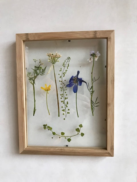 bamboe frame with dried flowers – Laine Maison