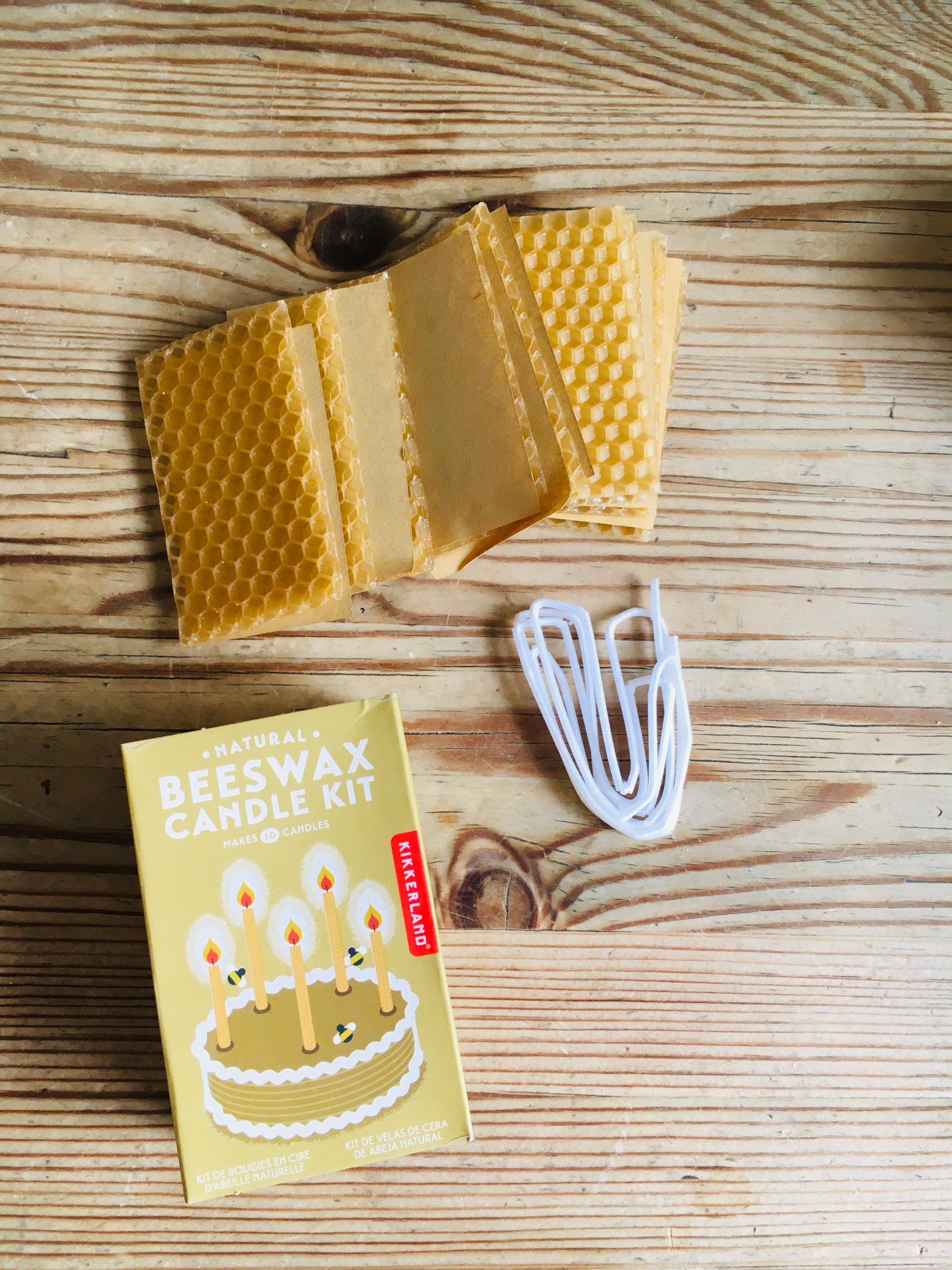 Natural Beeswax Candle Making Kit